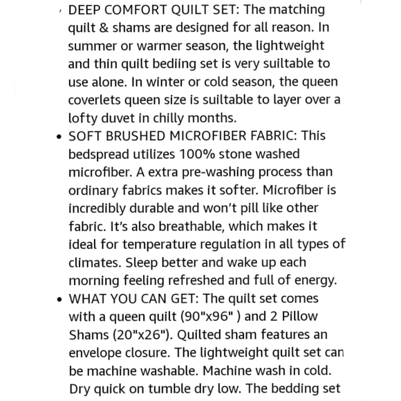 🆕⭐Boho Olive green quilted comforter set - Picture 7 of 9